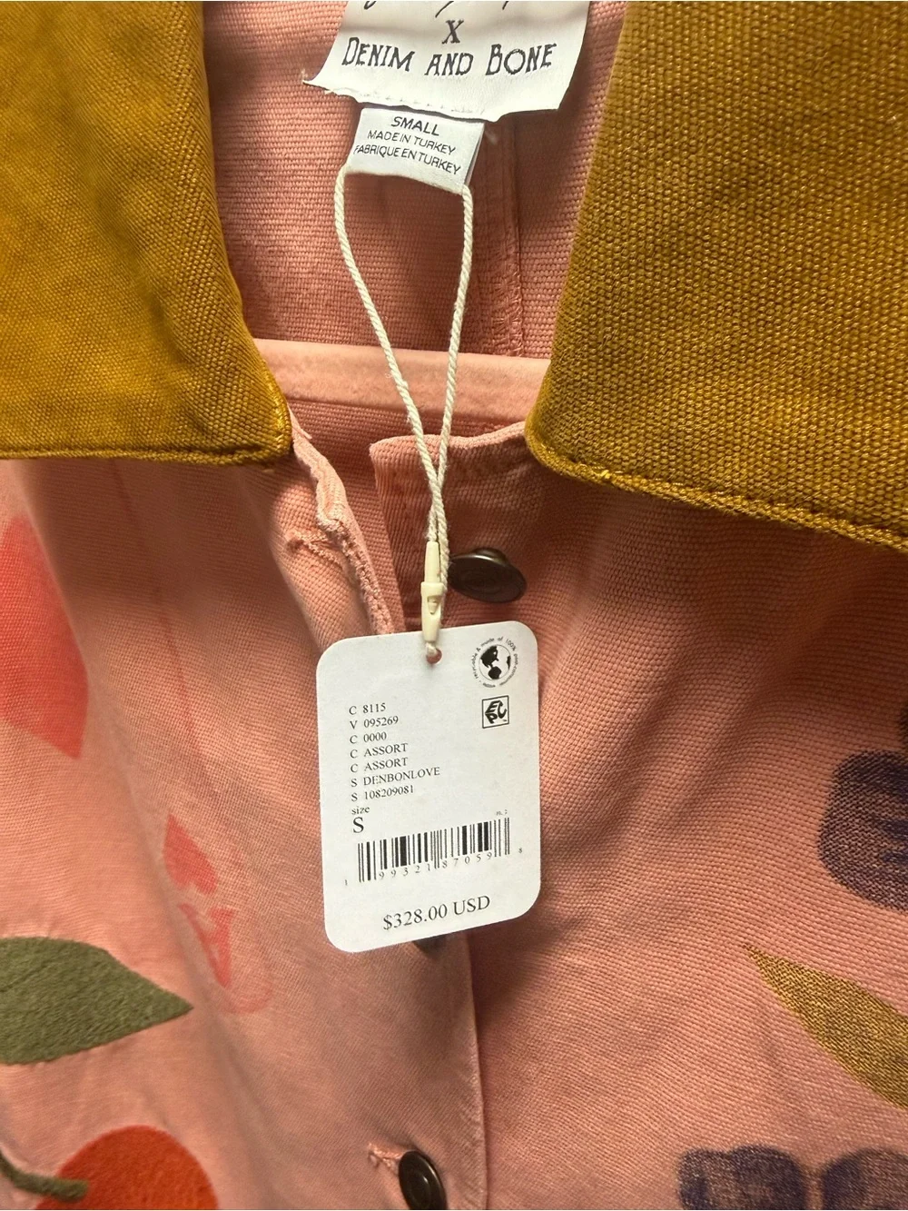 Free People x Denim and Bone Love Shop Embroidered Jacket
